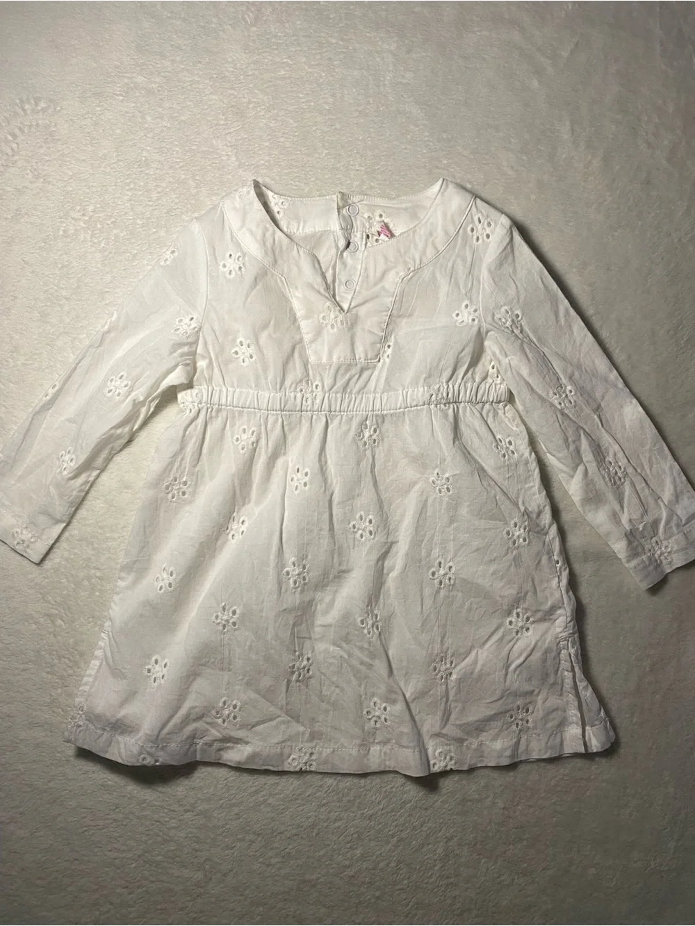 Swim coverup dress Size 2T White Eyelet